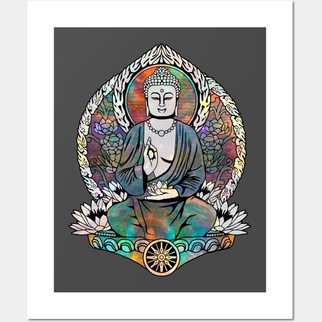 Cosmic Gautama Buddha Wall Art by GAz